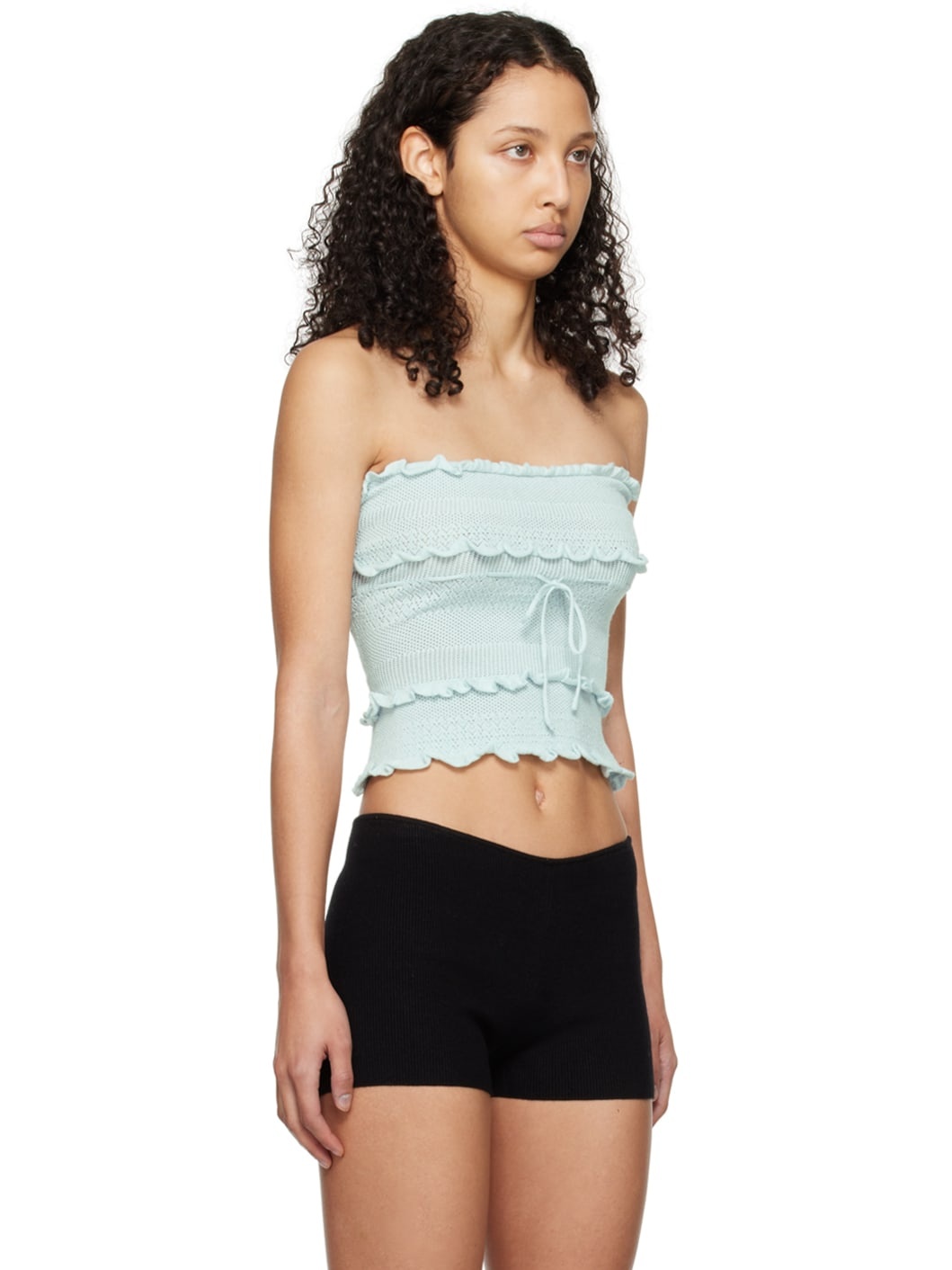 Blue Balena Tube Top - 2