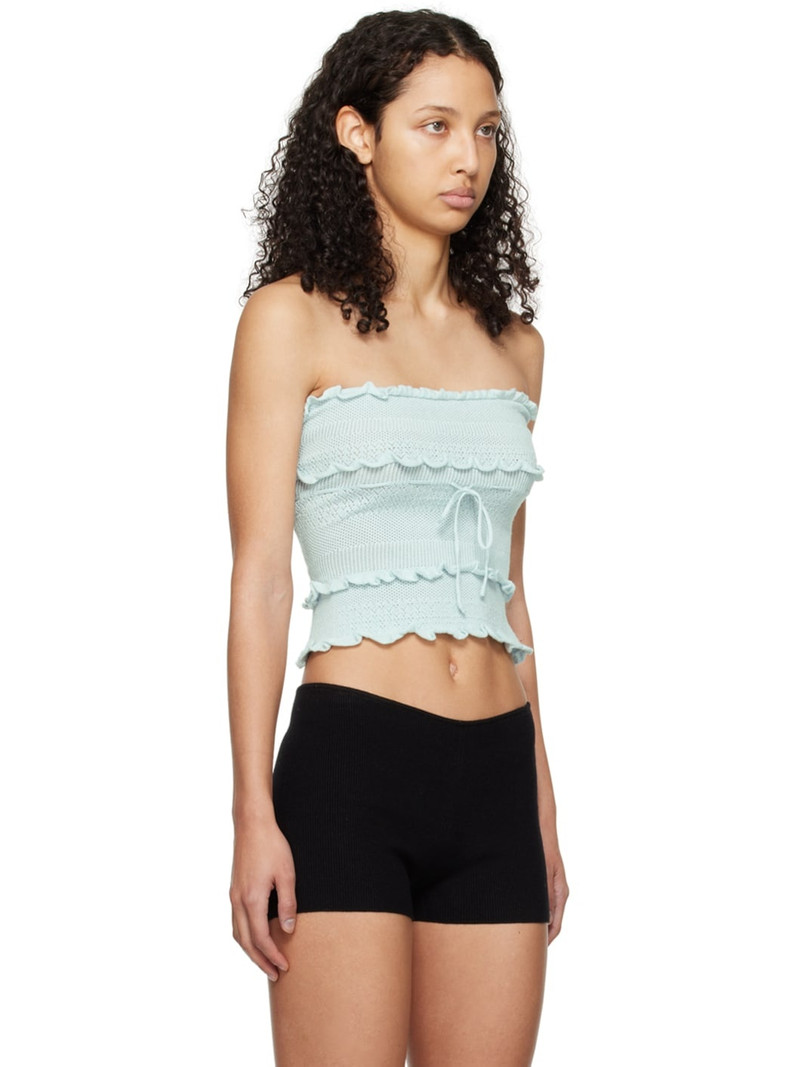 GUIZIO Blue Balena Tube Top outlook