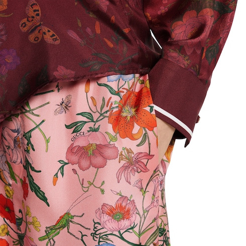 Printed silk pants - 5