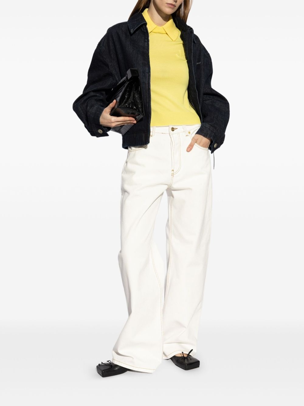 logo-embellished jumper - 2