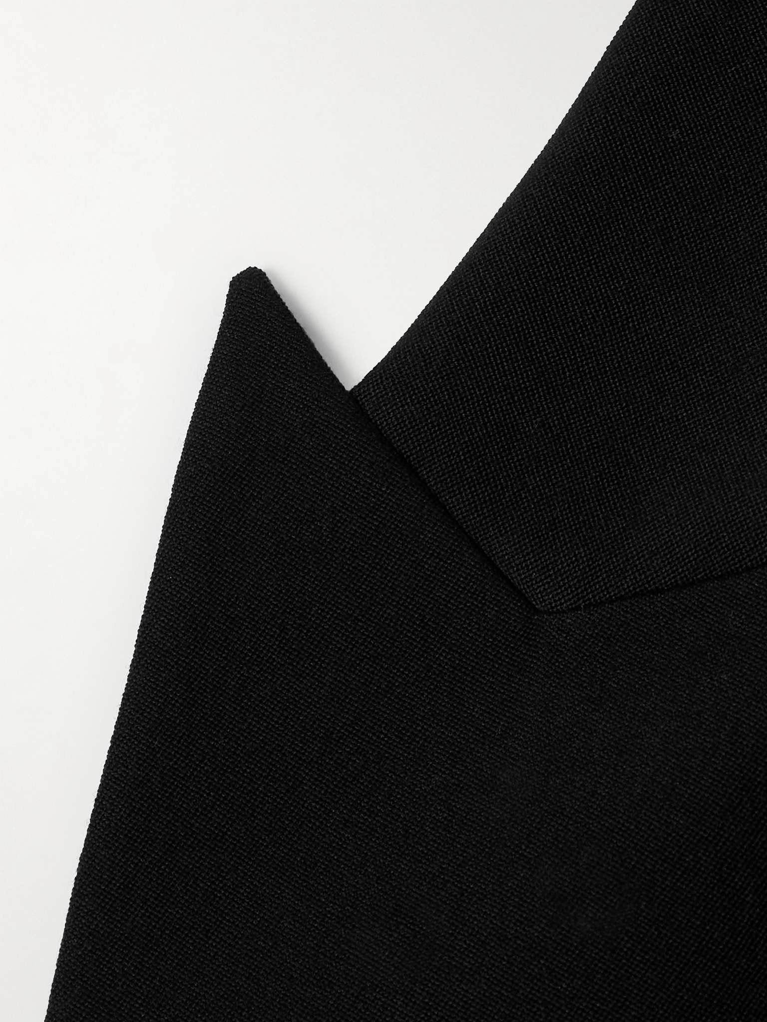 Slim-Fit Double-Breasted Wool Blazer - 3