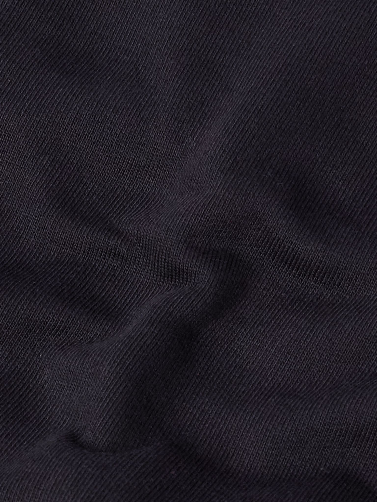 Cotton-Jersey Zip-Up Hoodie Navy - 4