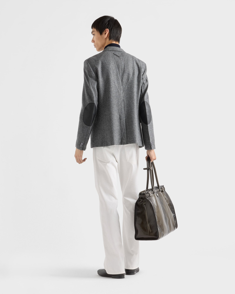 Single-breasted wool jacket 5