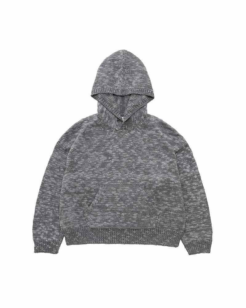 AMPLUS HOODIE KNIT W (SI/L) GREY - 1