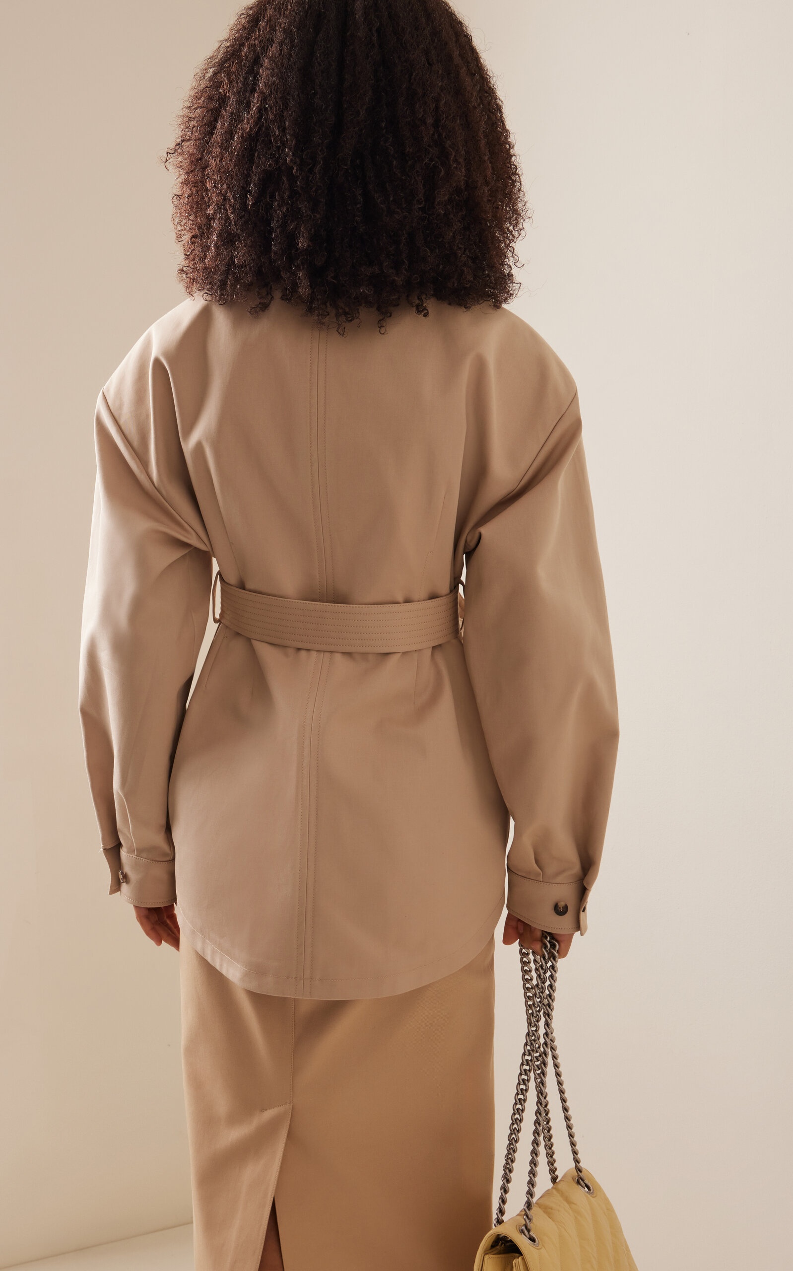 Cotton-Drill Parka khaki - 4