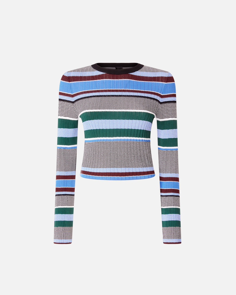 MULTICOLOURED STRIPED SWEATER 1