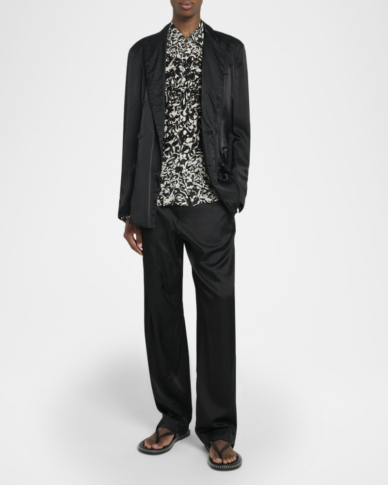 Dries Van Noten Men's Penny Straight-Fit Drawstring Pants outlook