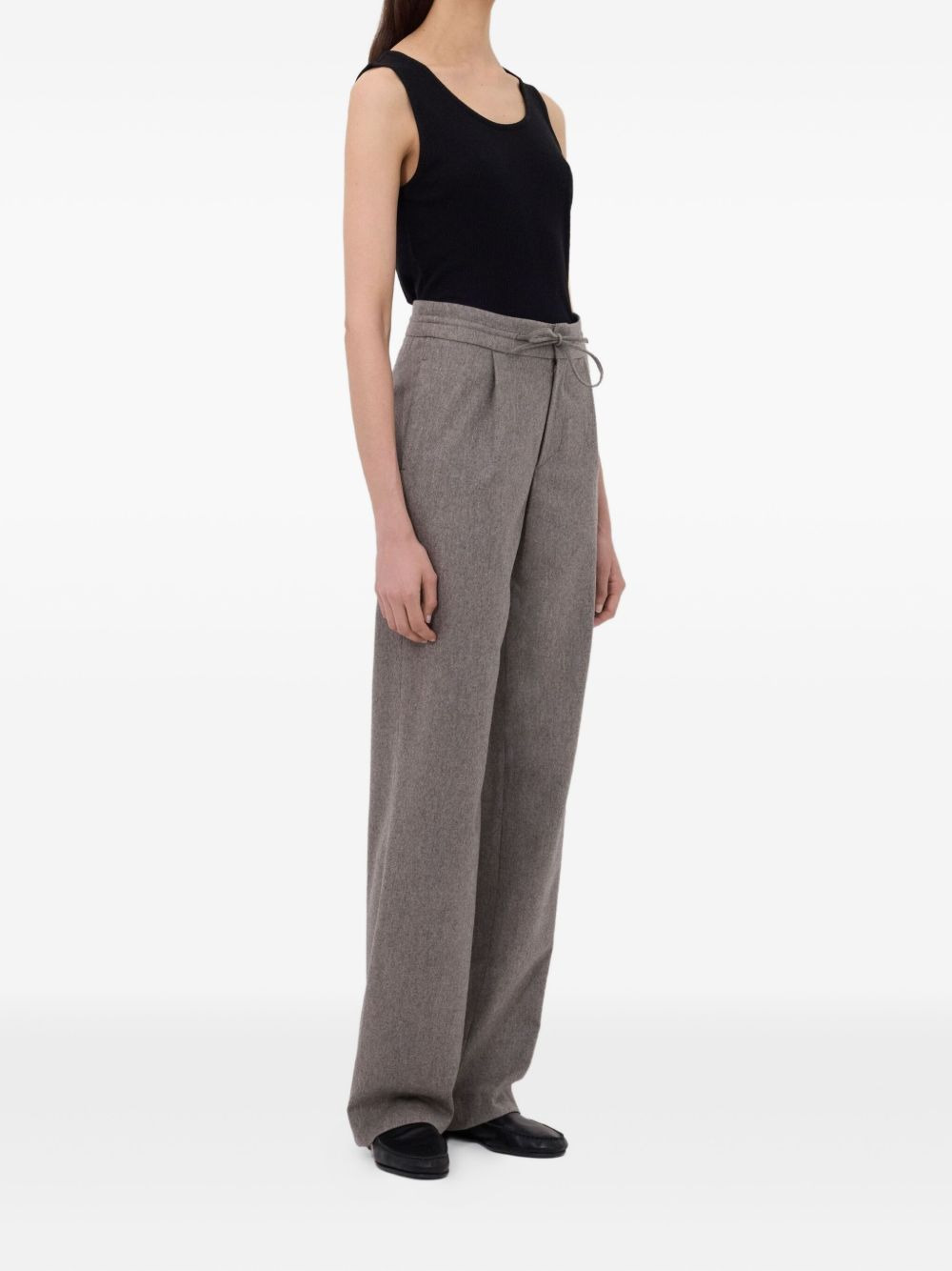 Harlem pleated drawstring trousers - 3