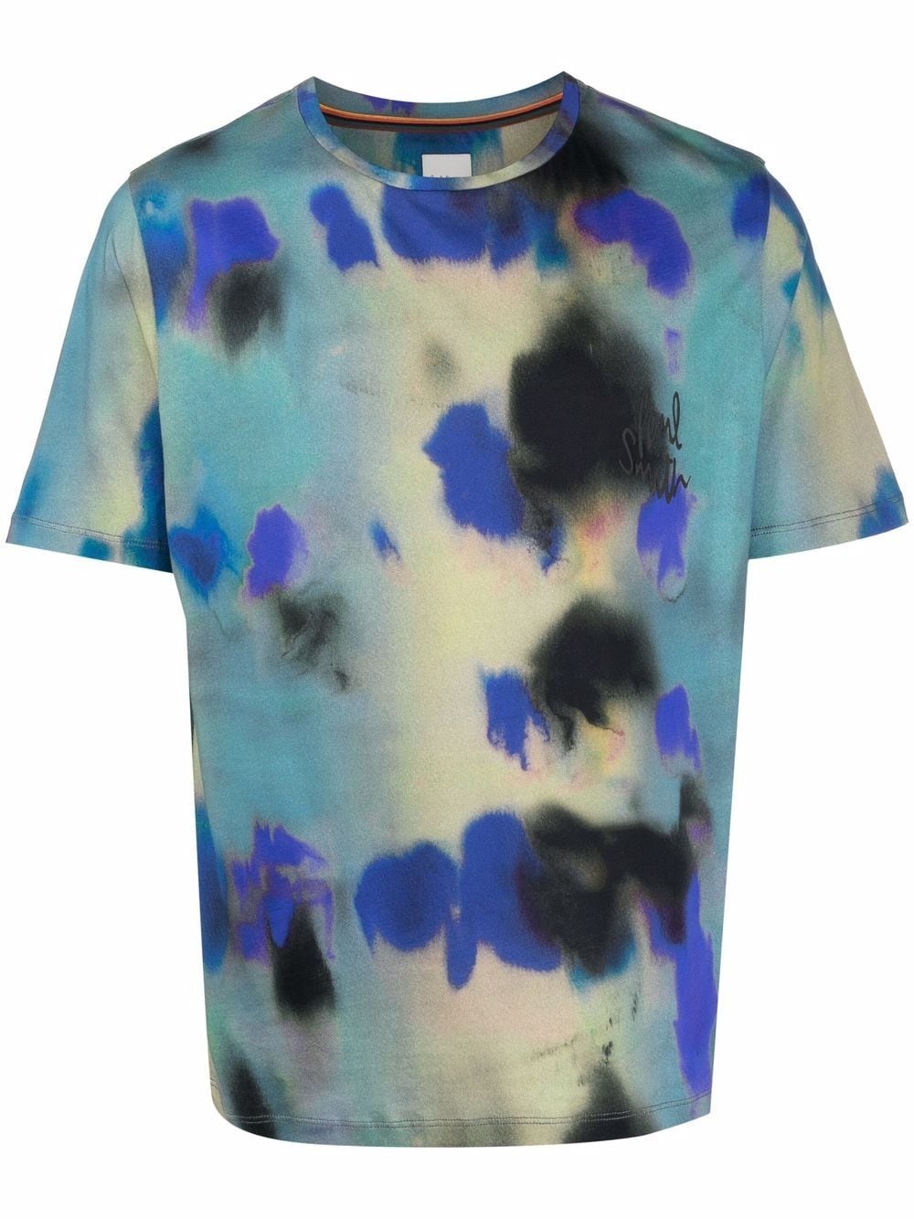 Ink Spill abstract-print T-shirt - 1