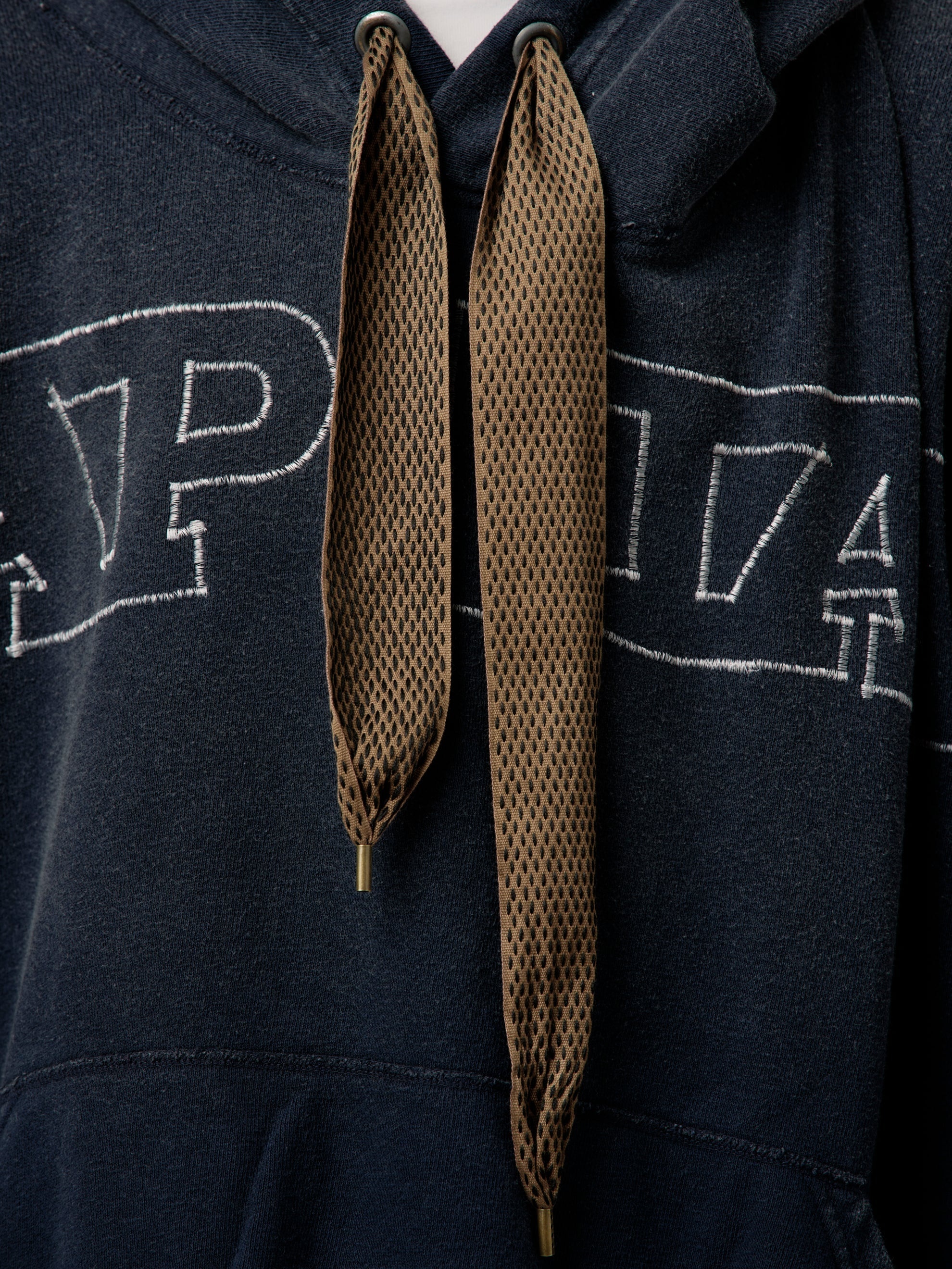 SWT KNIT DEVIL HOODIE (KAPITAL EMBROIDERY) (NAVY) - 6