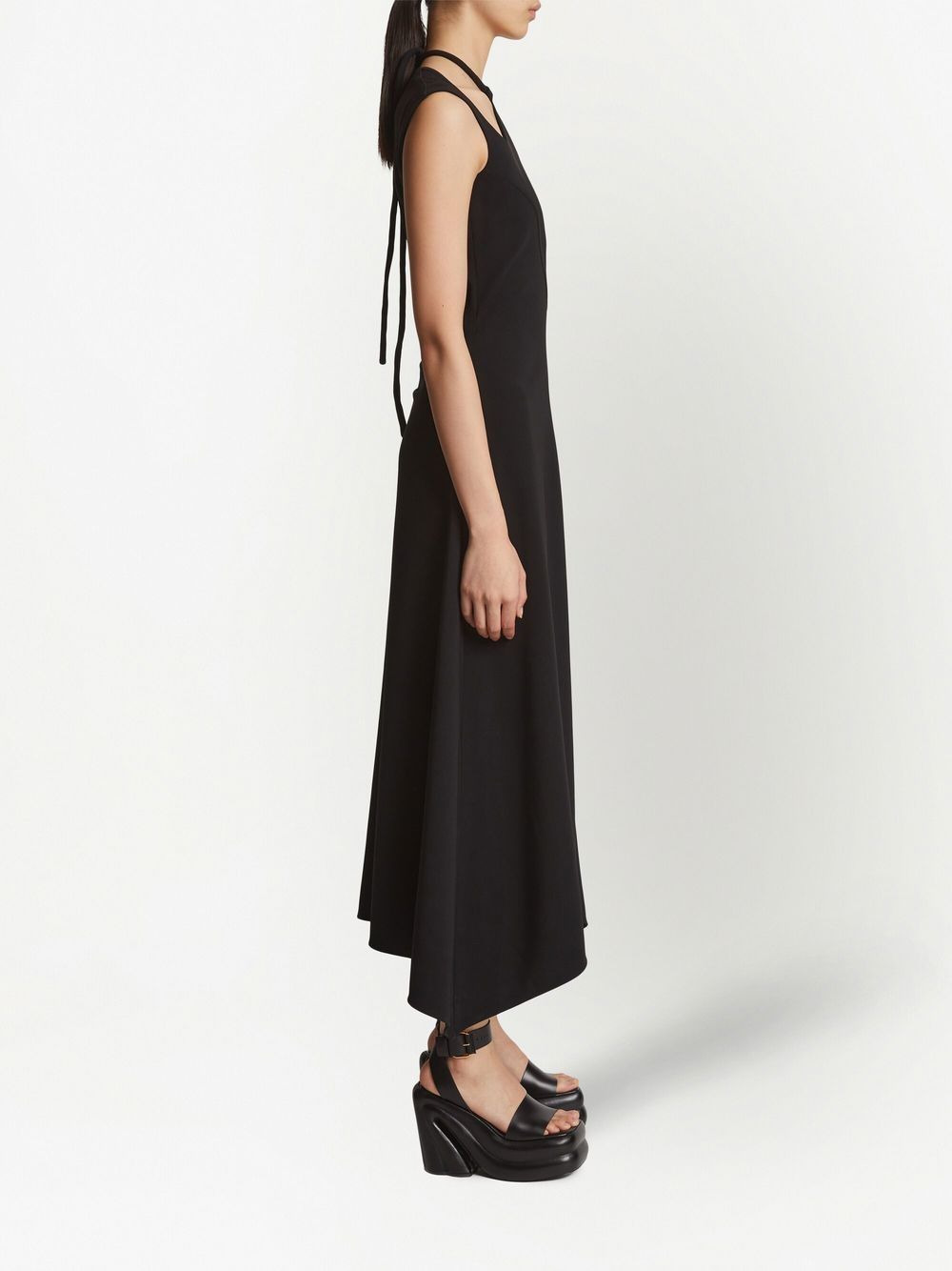 cut-out A-line dress - 3