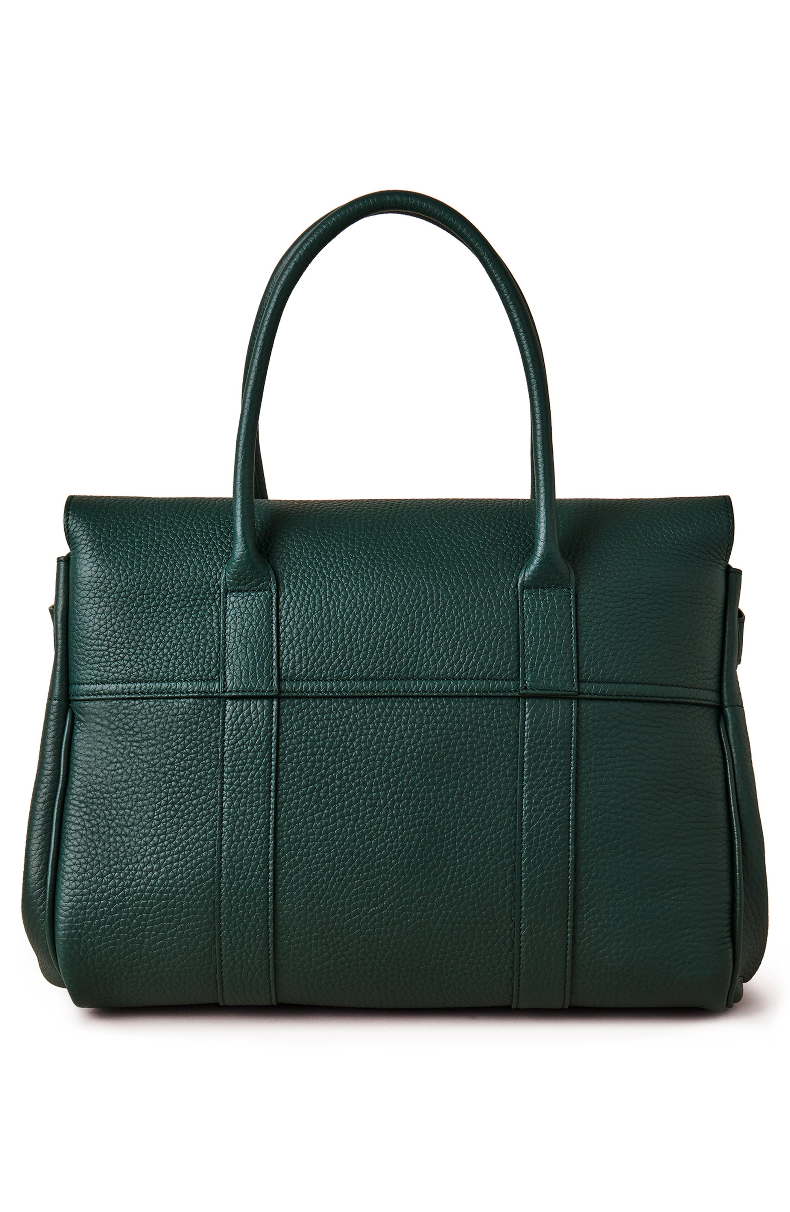 Bayswater Leather Satchel in  Green - 3