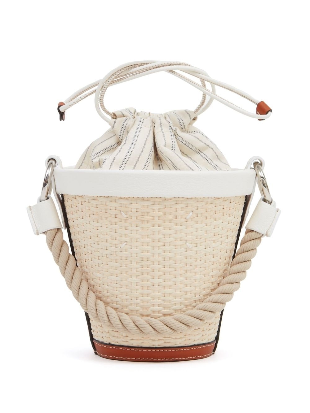 Fire Bucket woven-raffia shoulder bag - 3