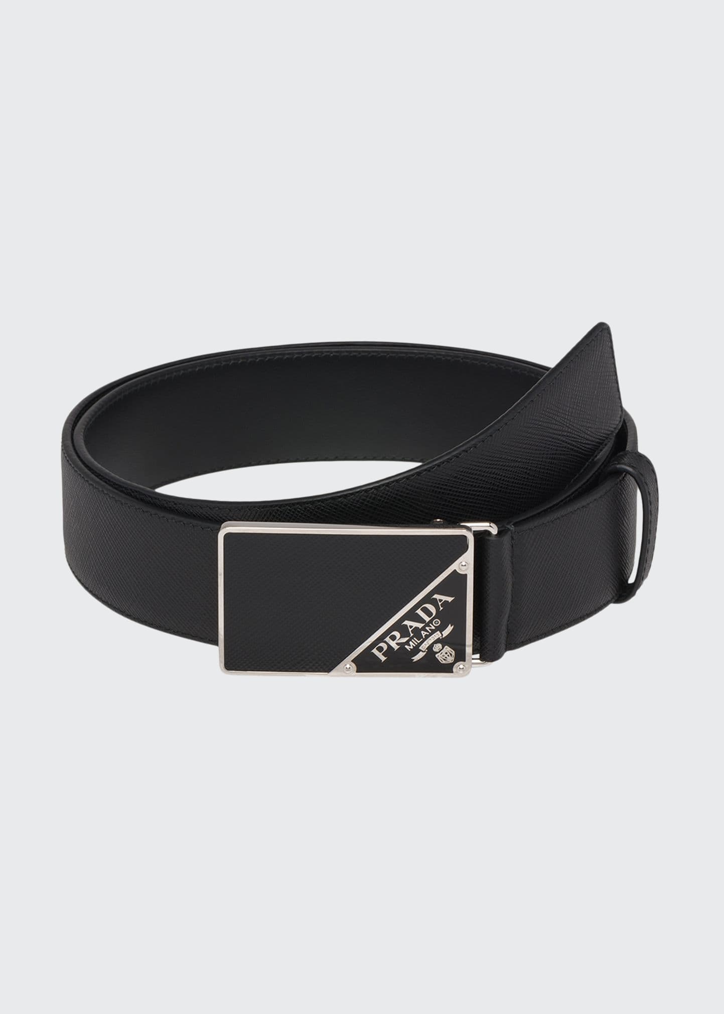 Men's Saffiano Buckle Belt - 1