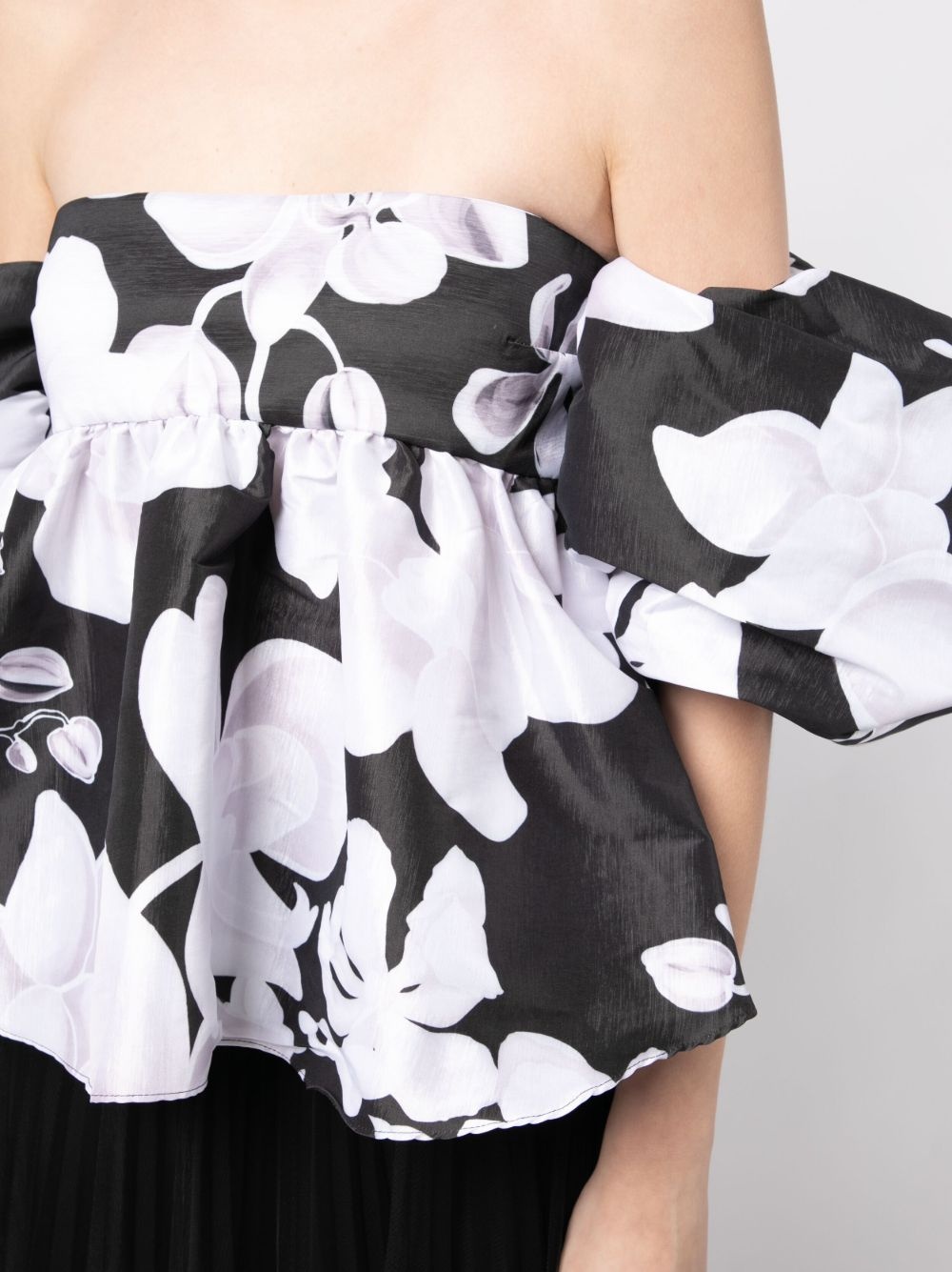 Ally Orchid-print blouse - 5