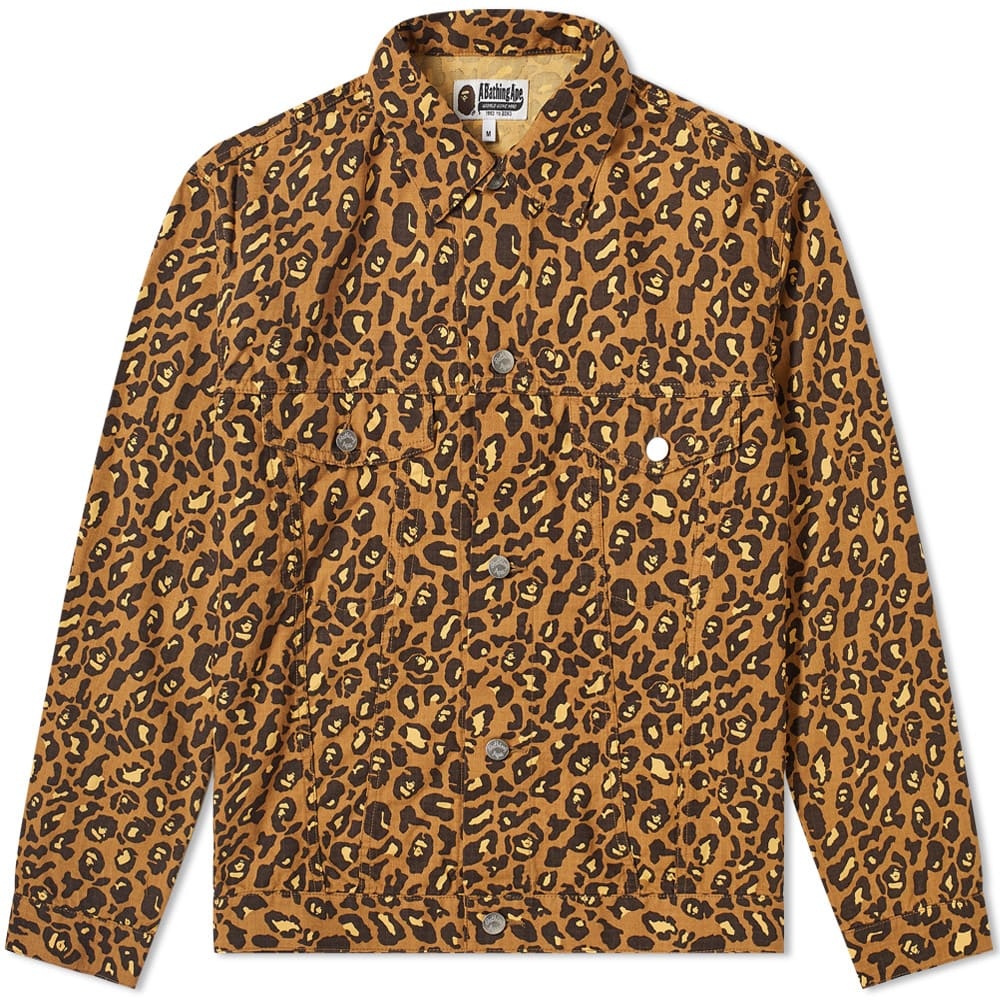 A Bathing Ape Leopard Jacket - 1