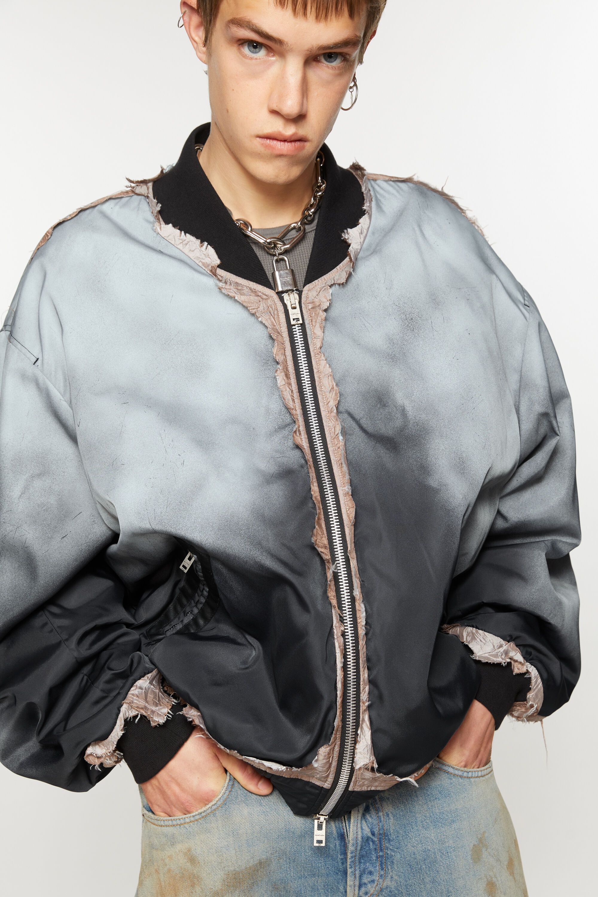 Bomber jacket - Faded black - 6