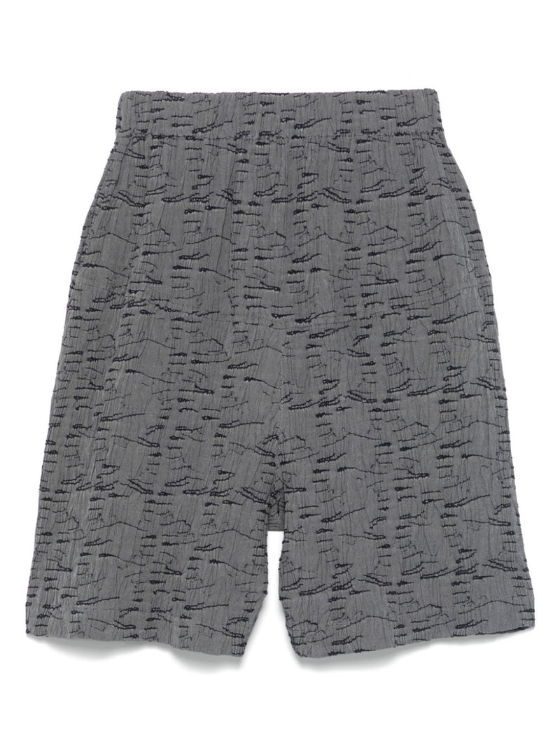 HENRIK VIBSKOV ECLIPSE SHORTS - GREY OUTLINE FINGERS outlook