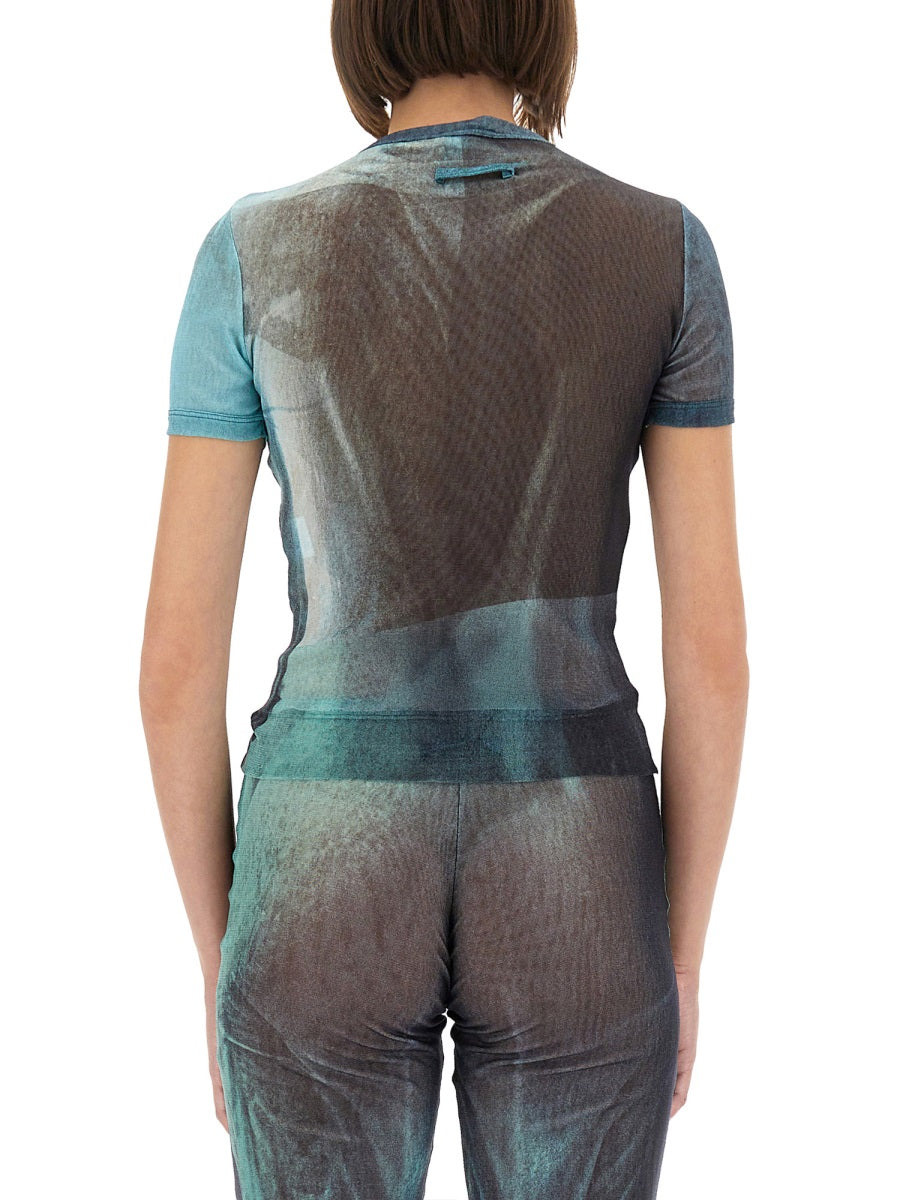 "Water" Mesh T-Shirt - 3