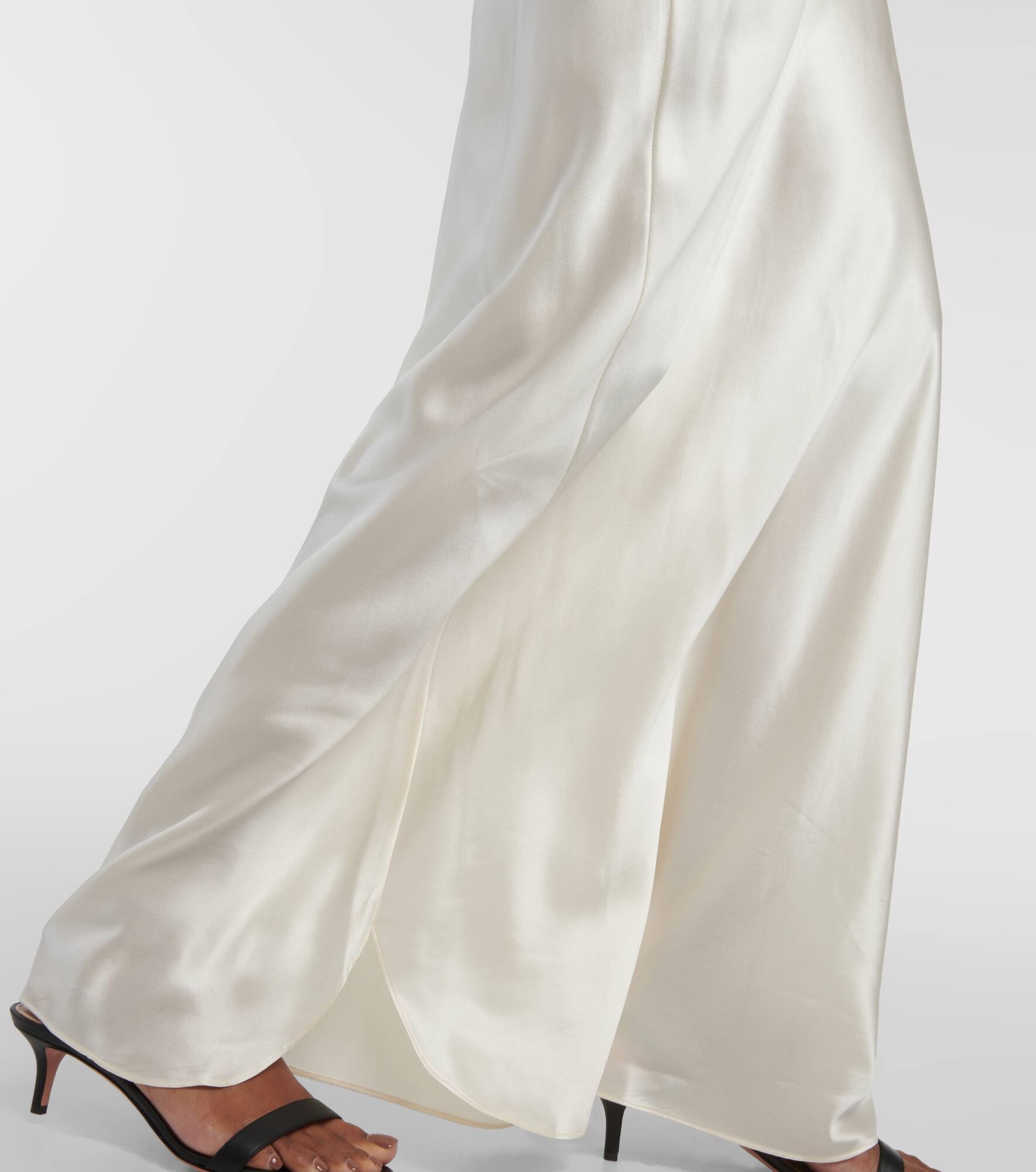 Cami silk satin maxi dress - 5