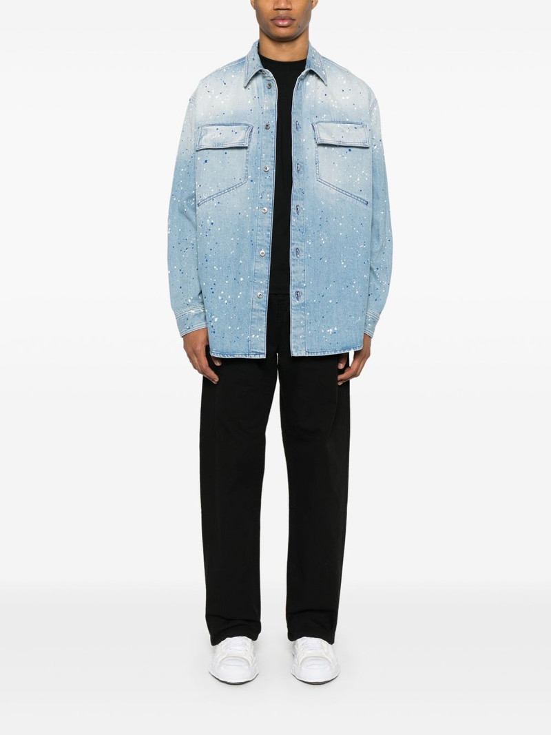 Off-White paint-splatter shirt outlook