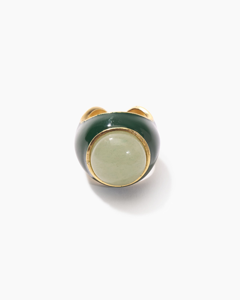 Carolina Herrera x Olympia Babylonia Cabochon Ring 3