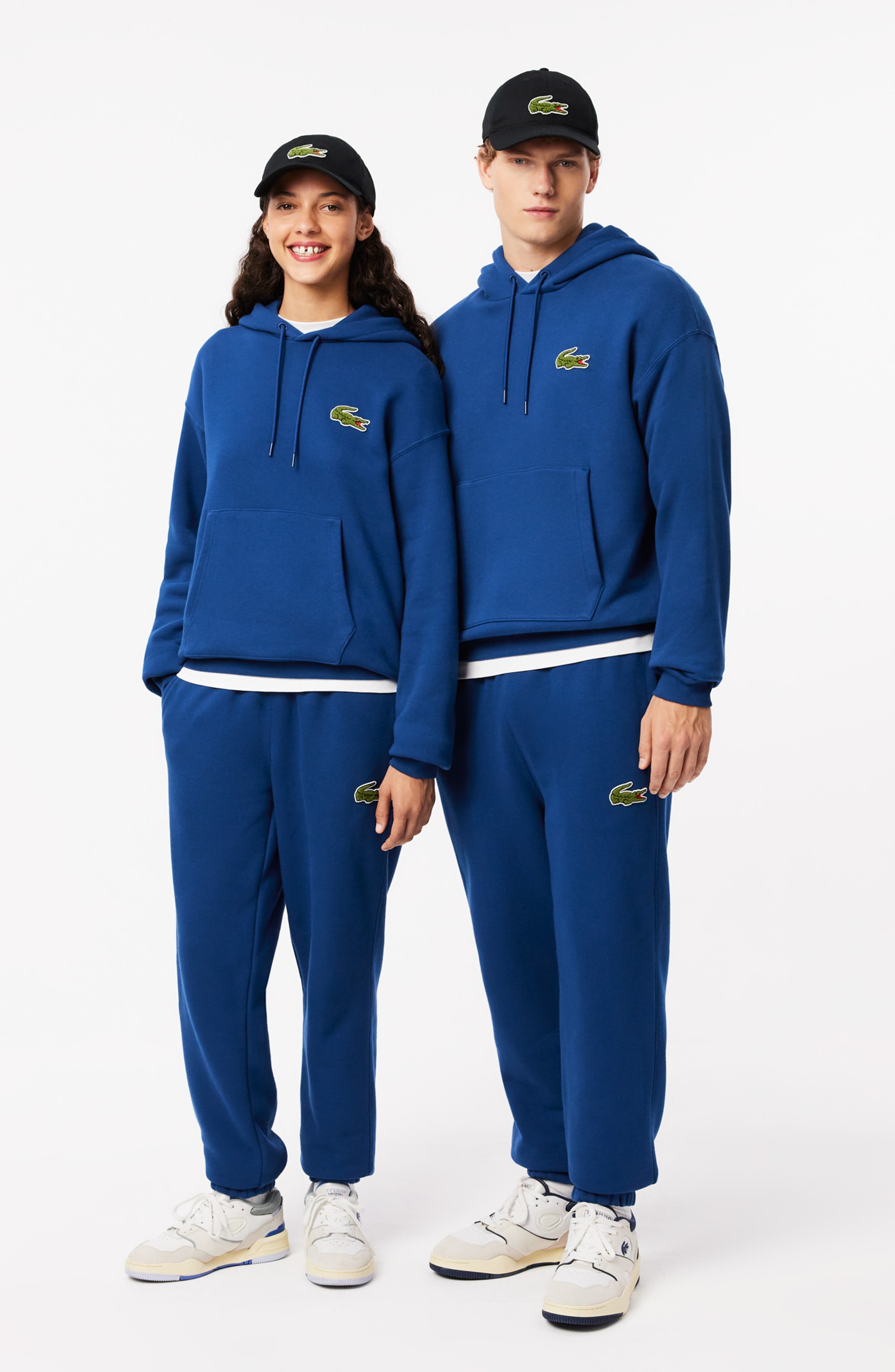 Lacoste Relaxed Fit Cotton Sweatpants in Globe at Nordstrom - 4
