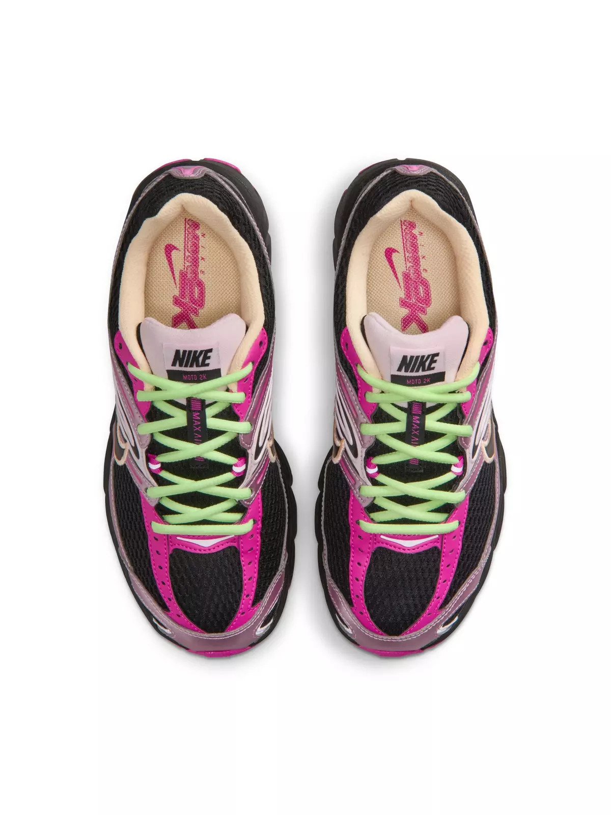Air Max Moto 2K "Black/Fire Pink/Pink Foam" Women's Shoe - 6