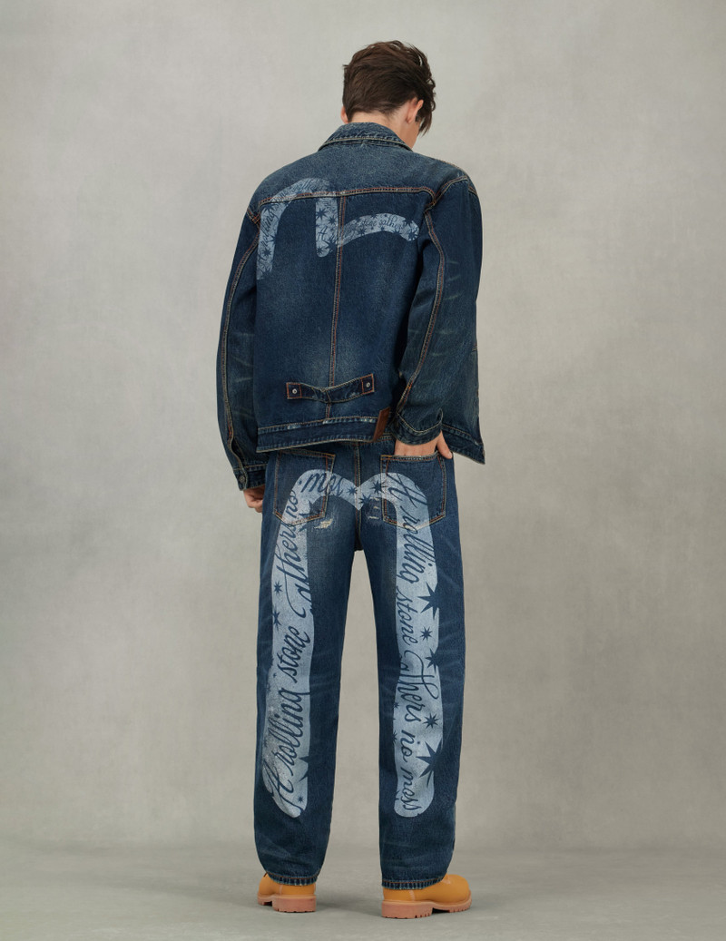 EVISU X GDC Washed Relax Fit Denim Jacket 6