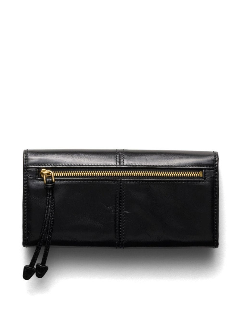 Prada large leather wallet outlook
