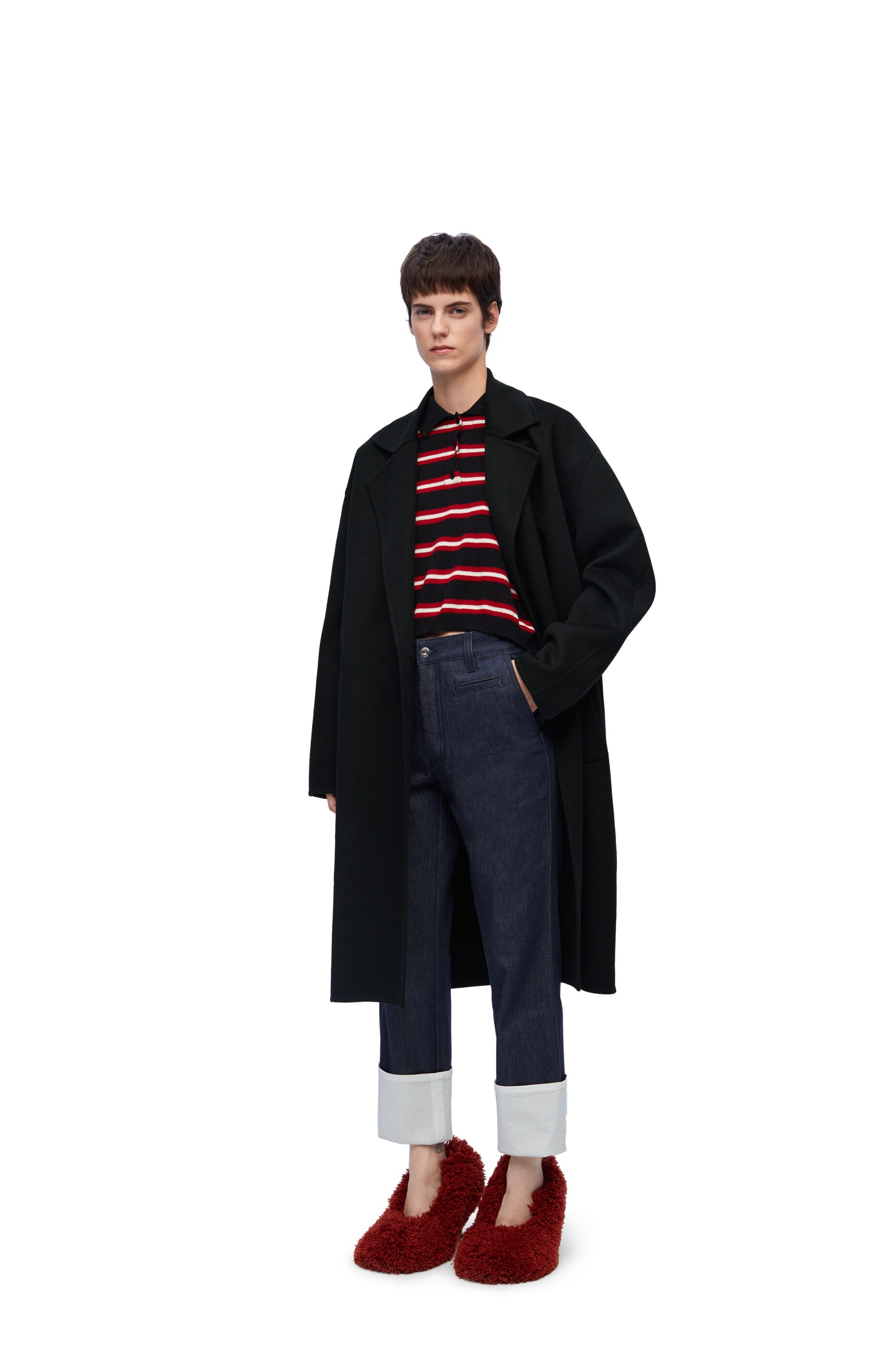 Coat in wool and cashmere - 3