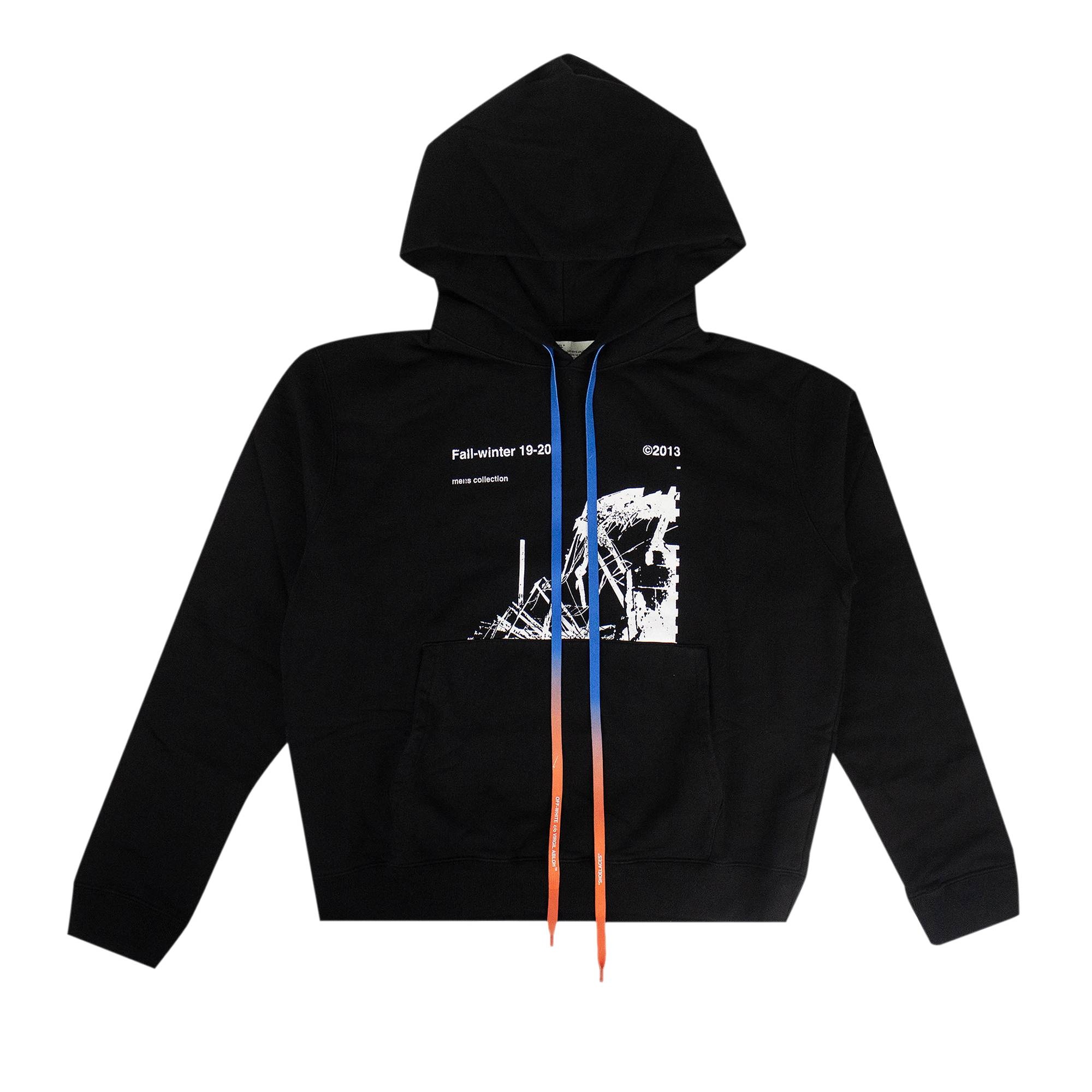 Off-White Ruined Factory Sweatshirt 'Black' - 1