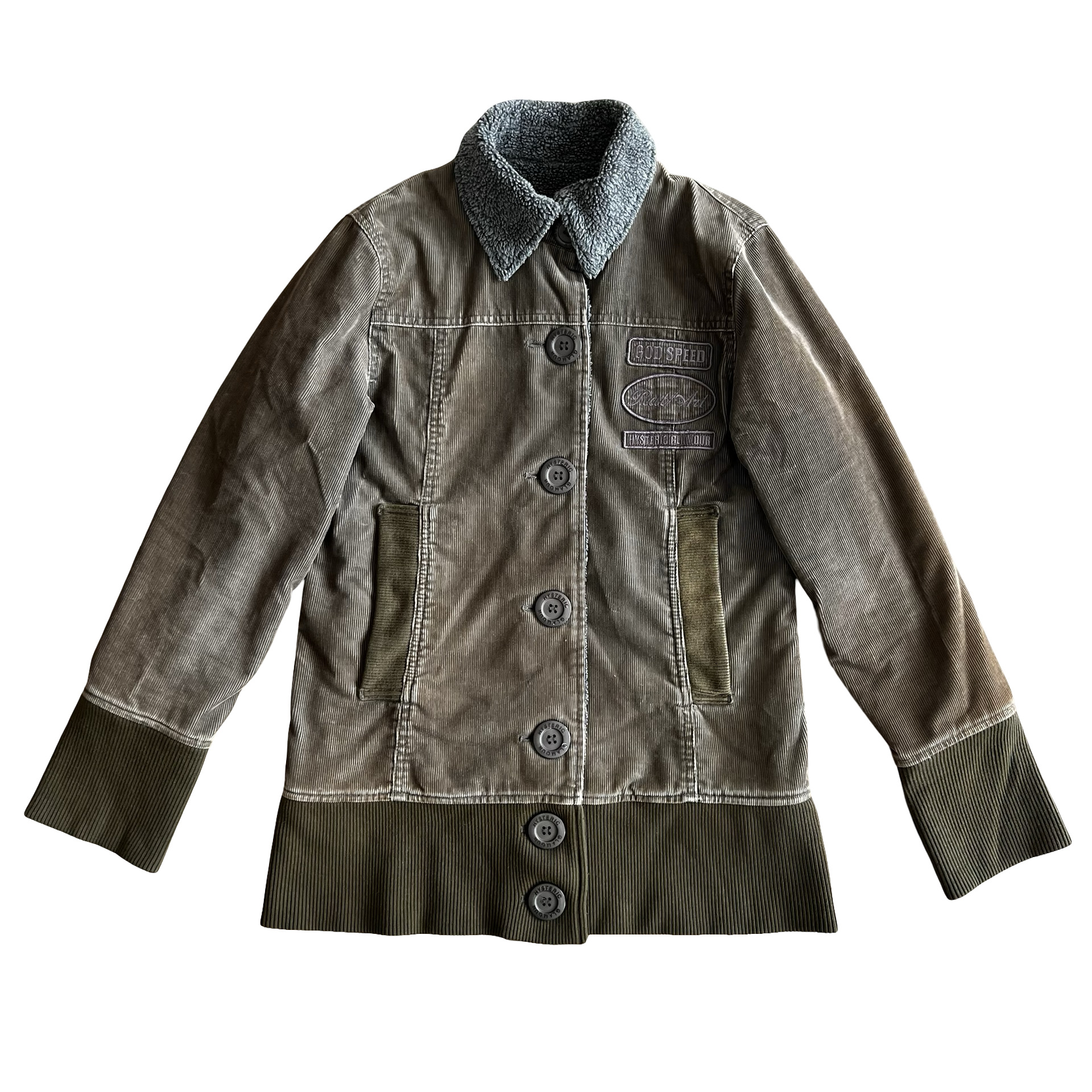 Hysteric Glamour ‘God Speed Corduroy Jacket Sz Small - 1