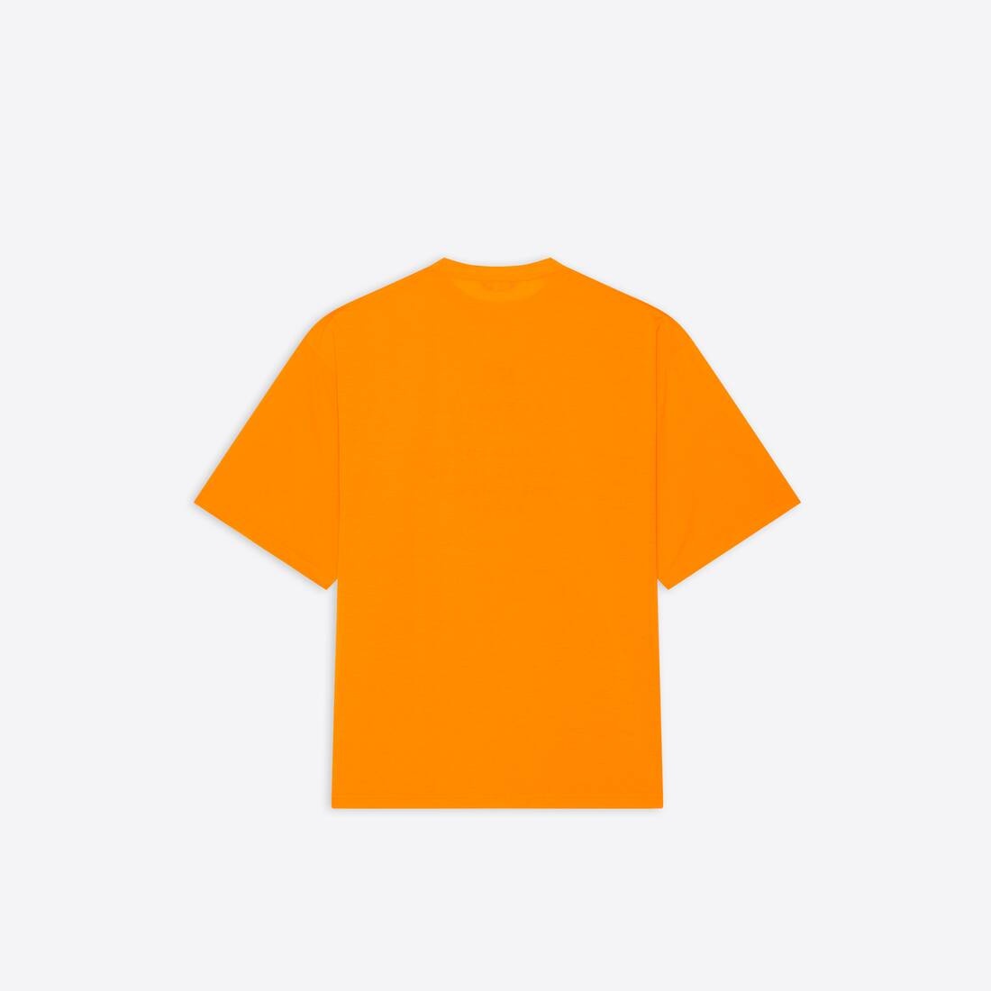 Men's Hi My Name Is Wide Fit T-shirt  in Orange - 2