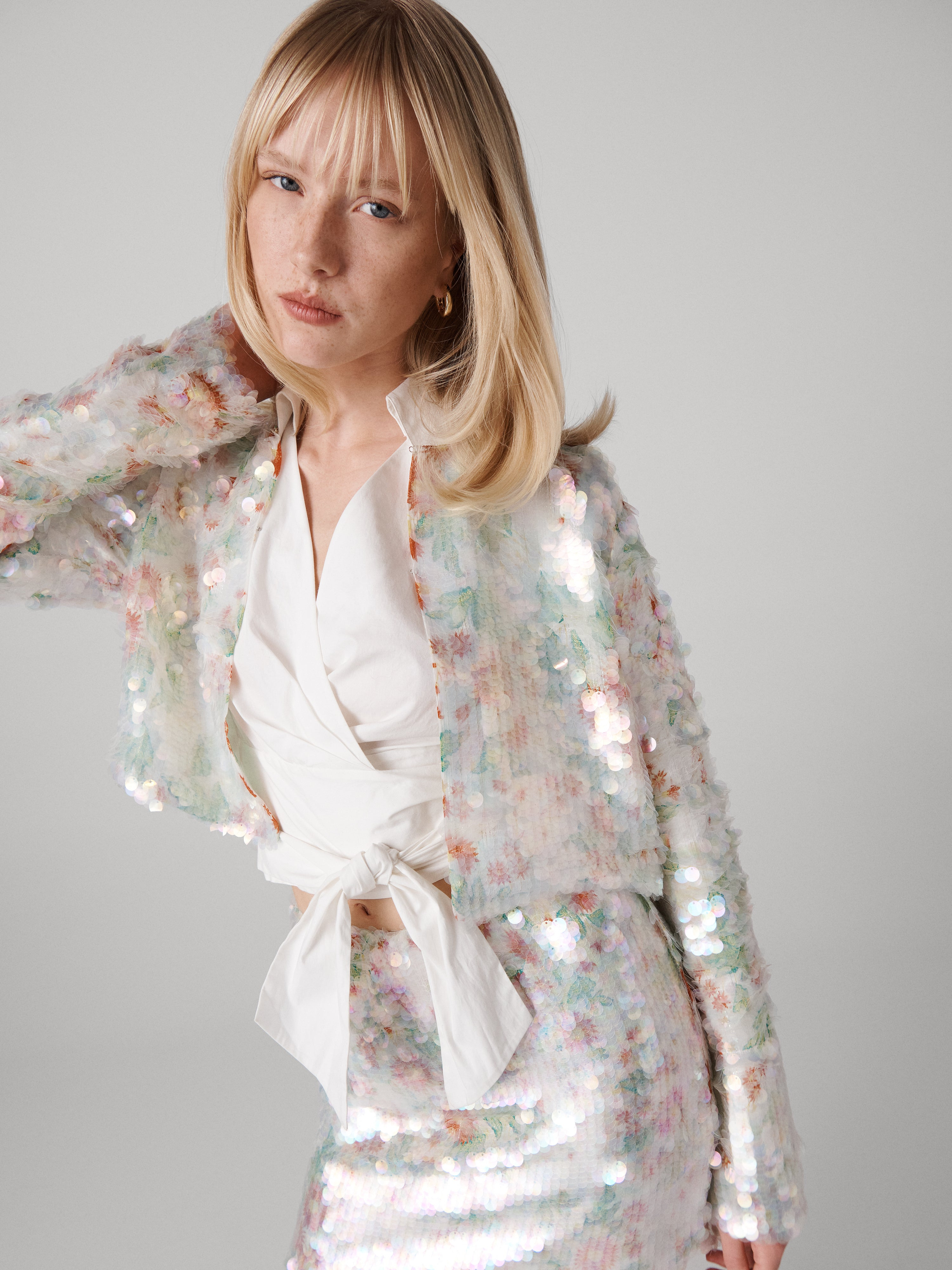 Arlene Sequin Cardigan - 5