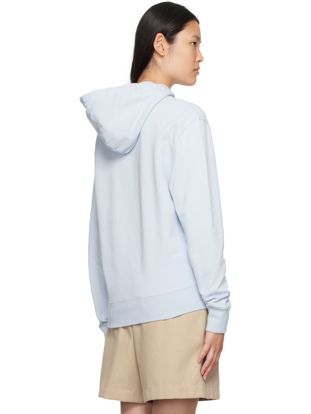 Blue Chillax Fox Hoodie - 3