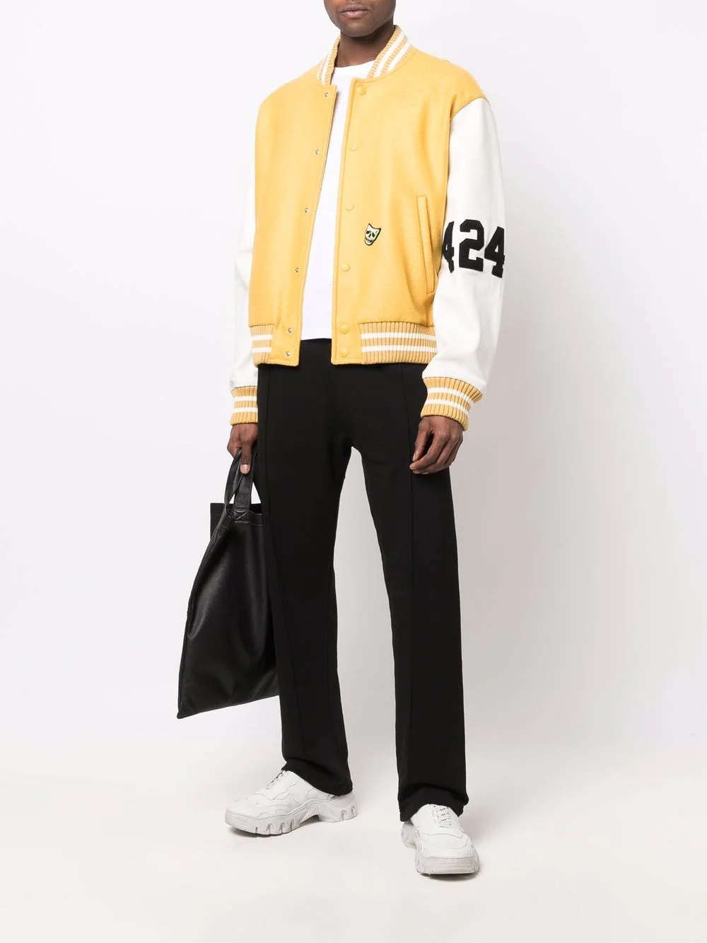 logo-detail bomber jacket - 2