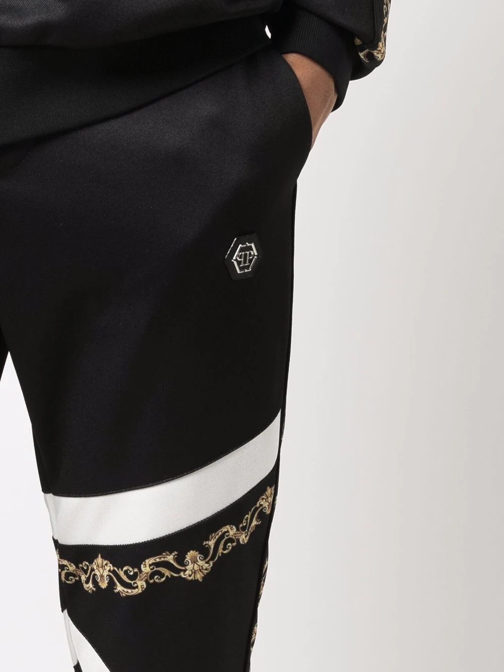 Baroque-print gothic tracksuit - 6