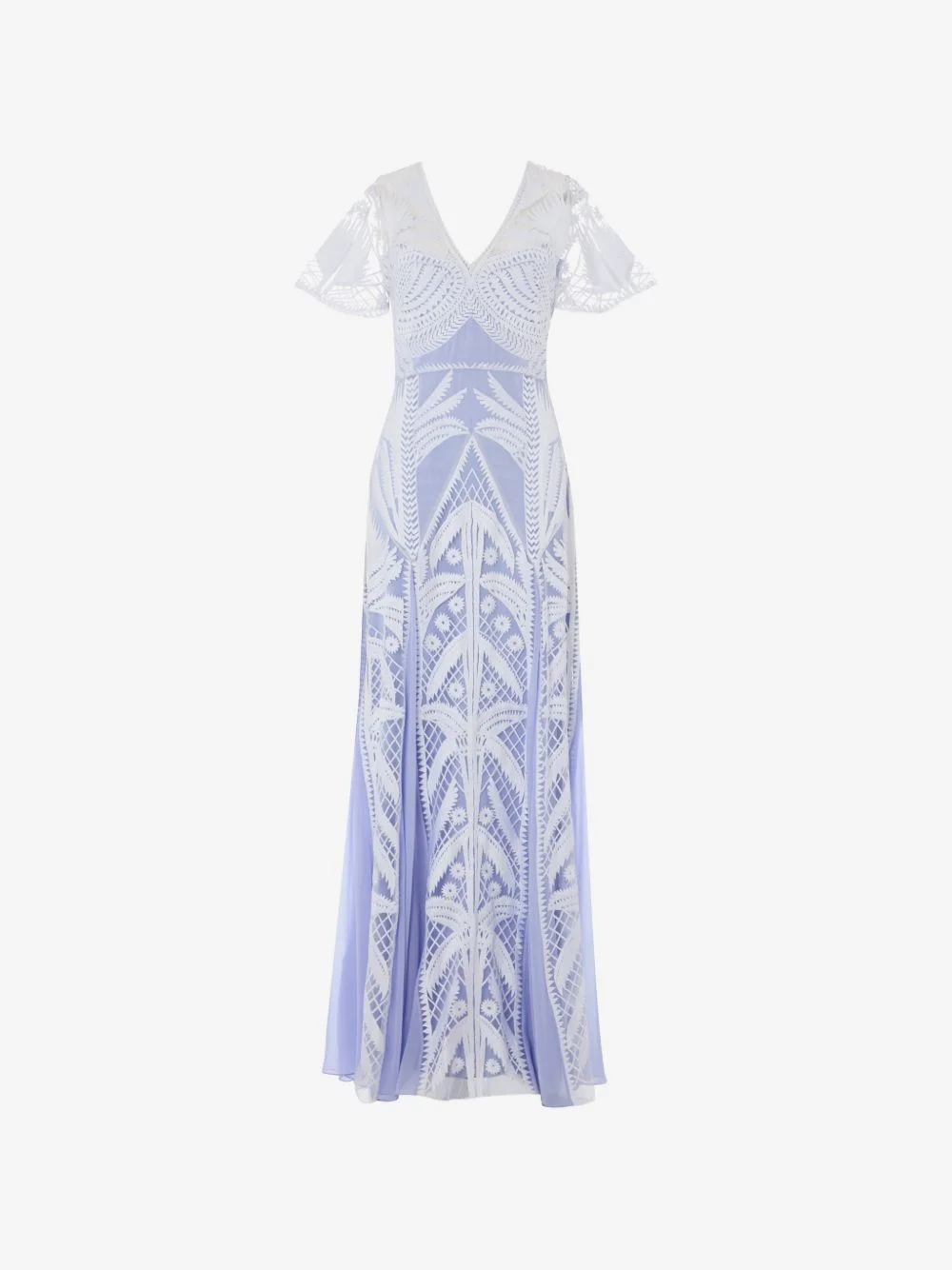 Giselle embroidered gown - 1