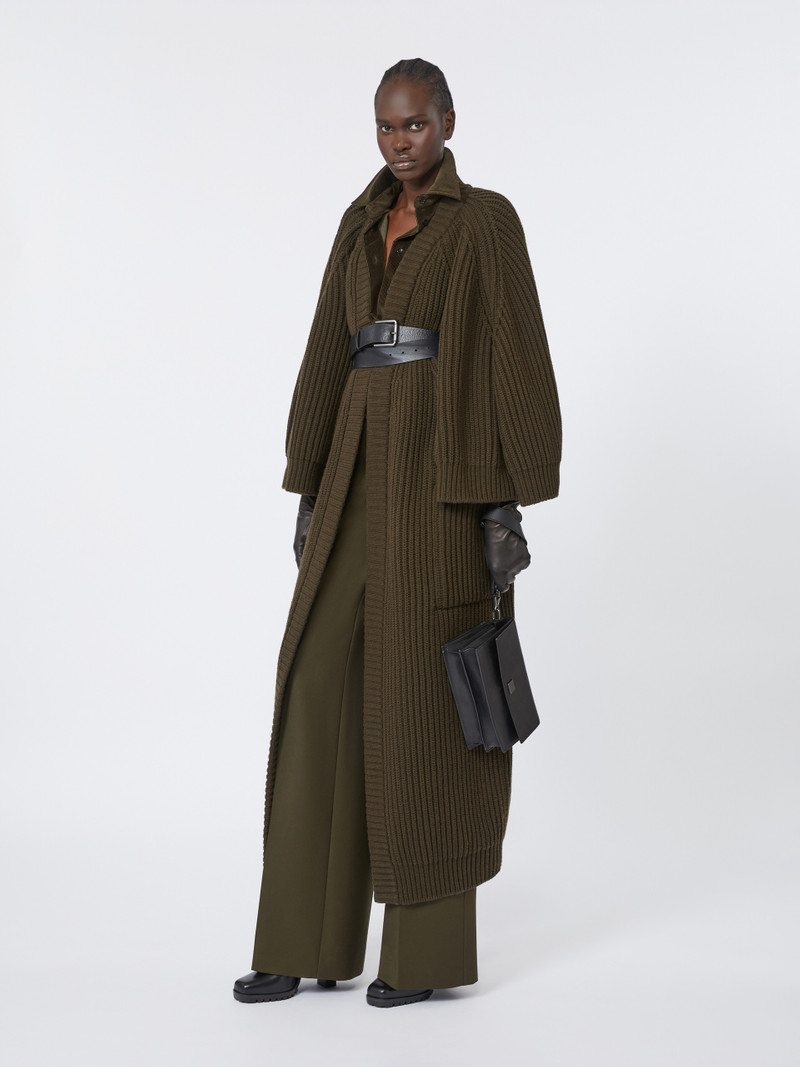 Max Mara ARTURO1234 Wool wide-leg trousers outlook