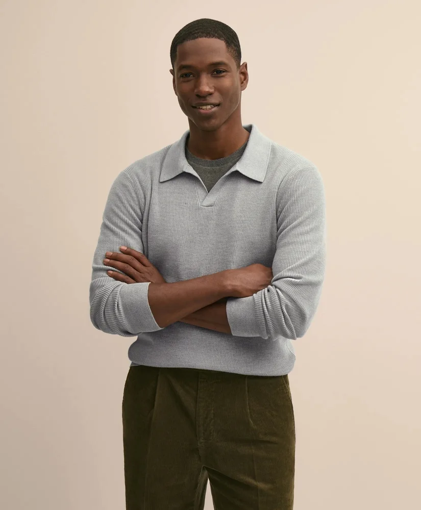 Performance Series Johnny Collar Sweater - 1
