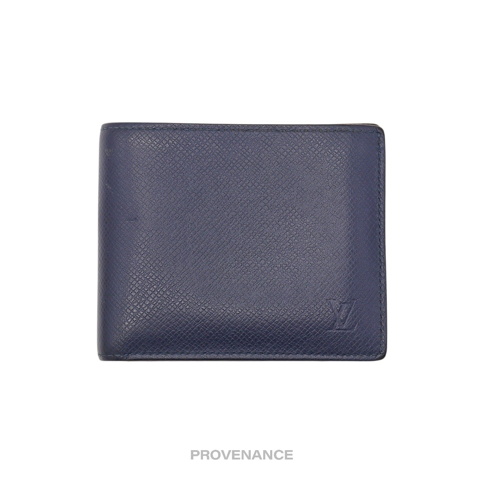 Louis Vuitton Amerigo Wallet - Navy Blue Taiga Leather - 2