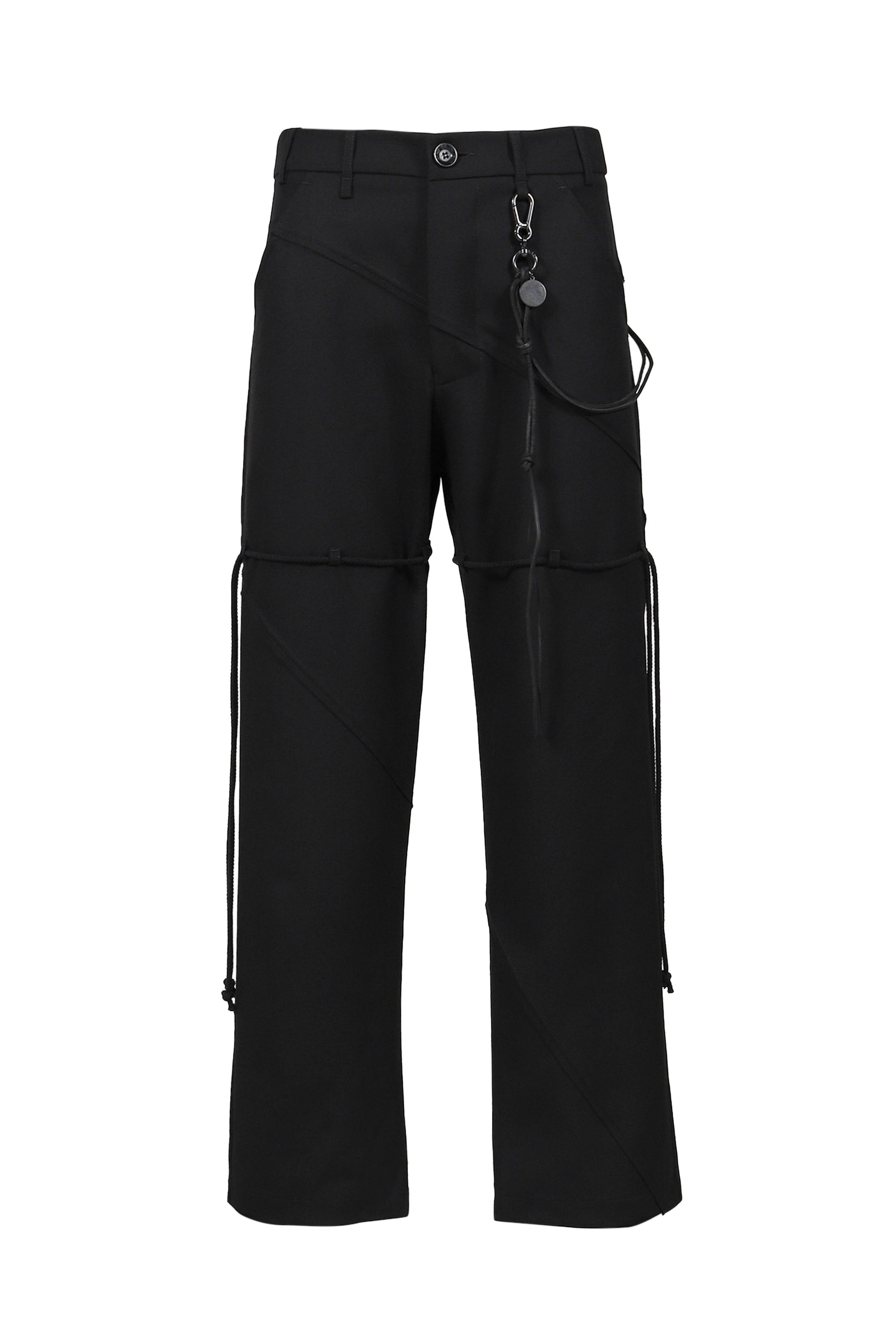 "SLASH" DRESS PANT / BLK - 5