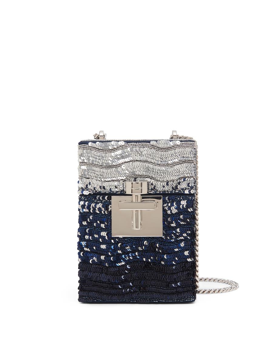 OMBRE SEQUIN ALIBI TOP HANDLE BAG - 2