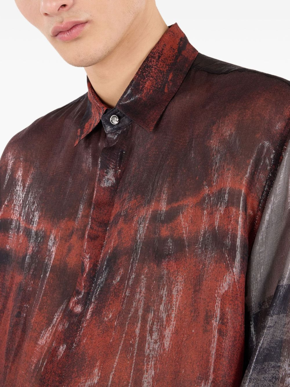 garment-dyed effect shirt - 5