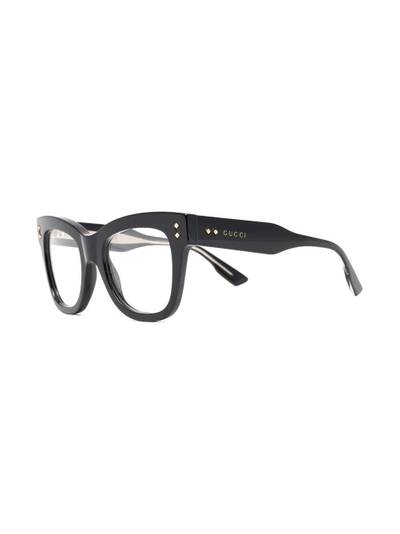 GUCCI square-frame glasses outlook