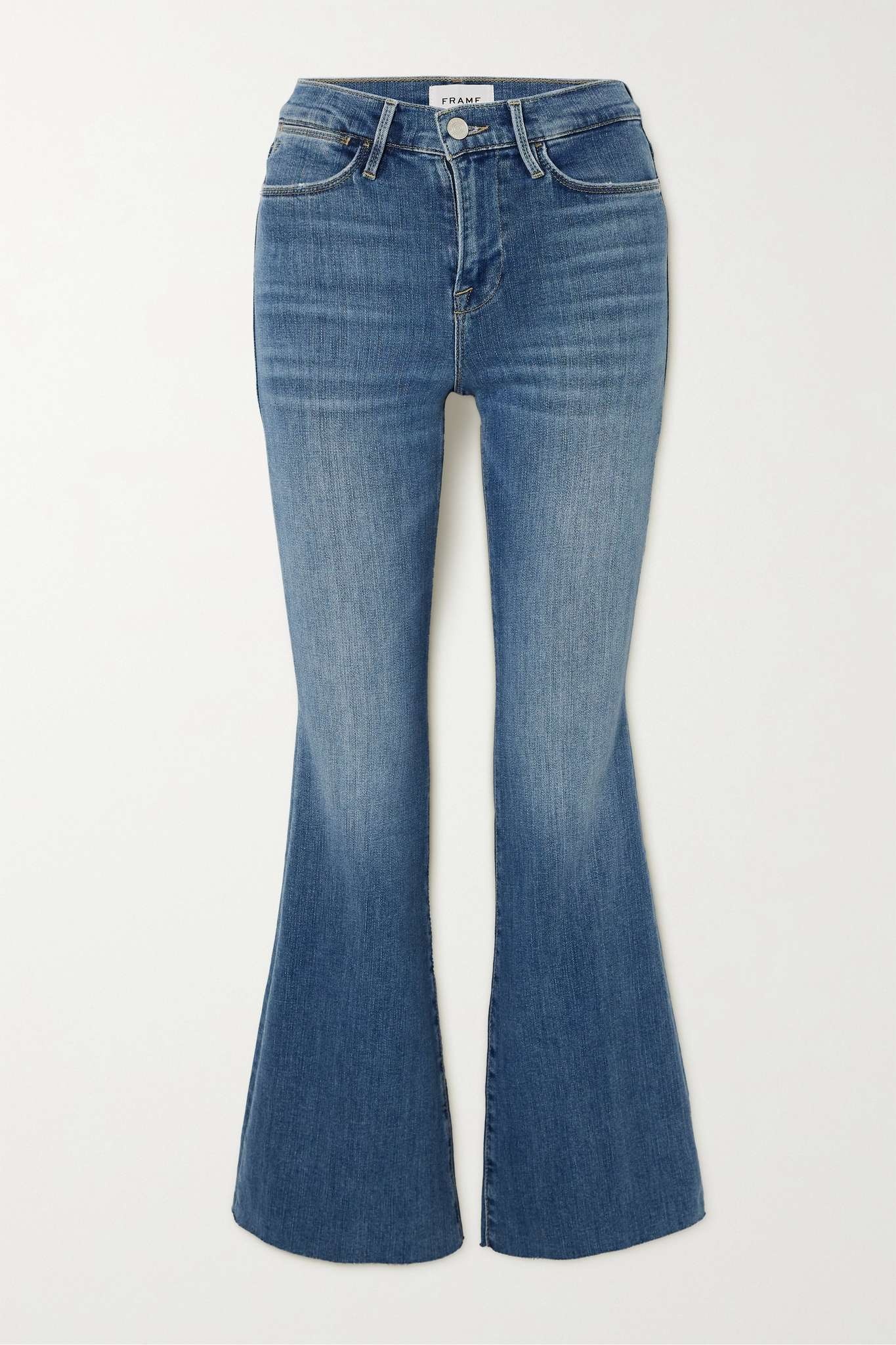 Le Easy Flare frayed jeans - 1