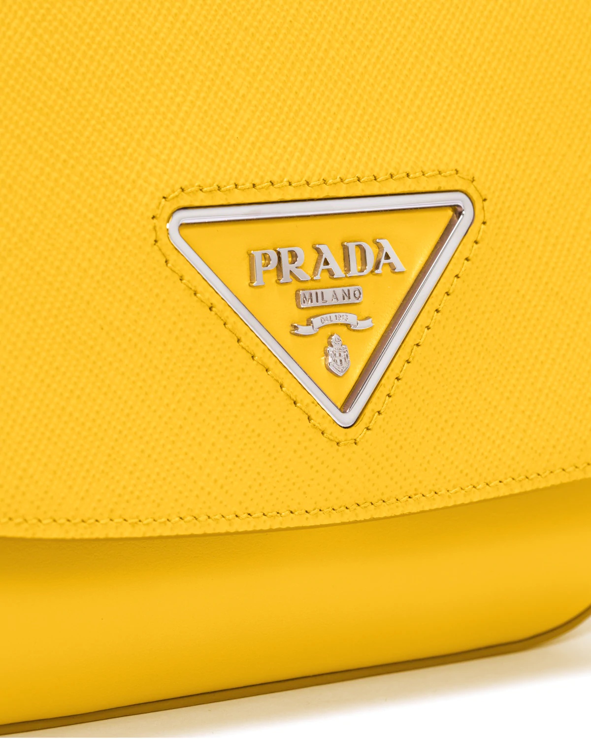 Saffiano leather Prada Identity shoulder bag - 5