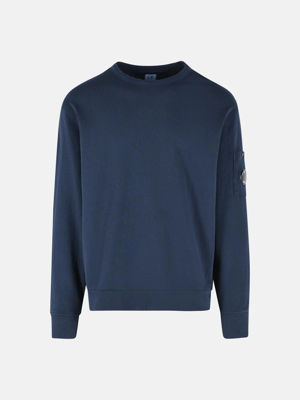 BLUE COTTON SWEATSHIRT - 1