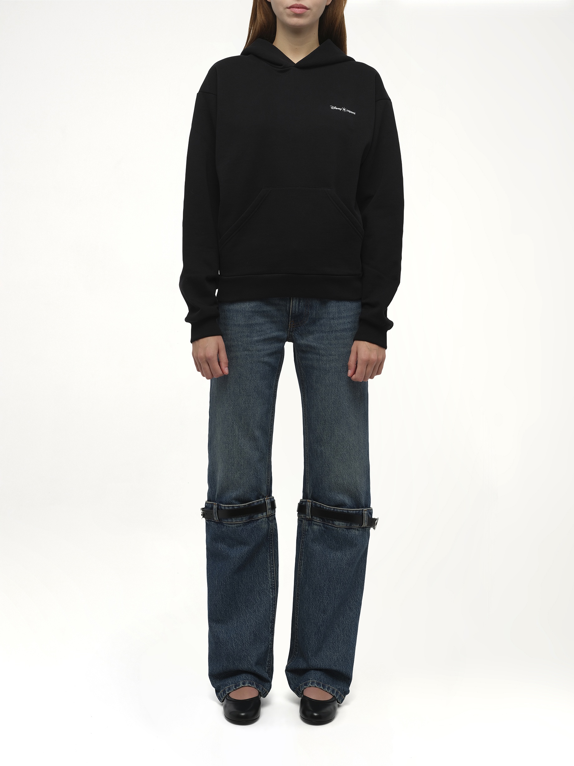 Disney x Coperni Maleficent Hoodie in Black - 7
